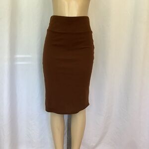 SHEIN Brown Pencil Skirt